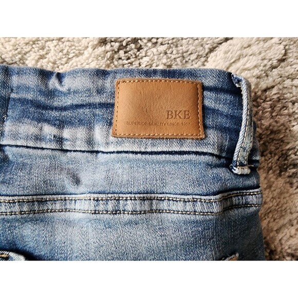 BKE Jeans 31x27 Denim Mid Rise Payton Denim Dark Wash Ankle Skinny Universal Fit - Picture 8 of 8